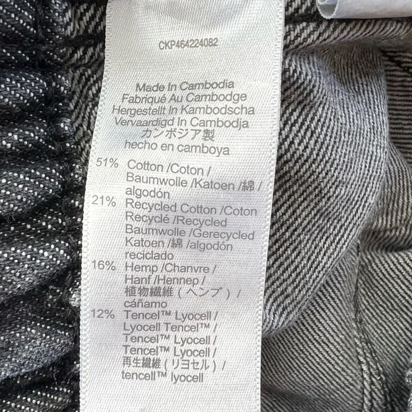 Madewell Relaxed Pull On Elastic Waist Medium Denim Jeans Sz: ST - Picture 11 of 14